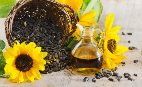 Sunflower Oil And Sunflower Seeds