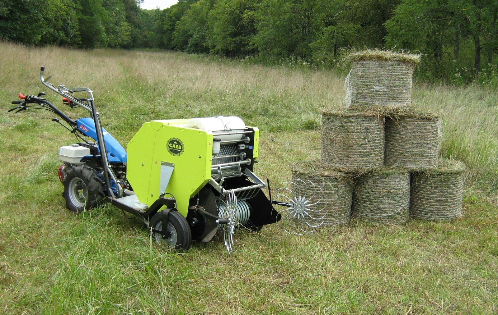 30’x60′ of crummy hay=6 bales